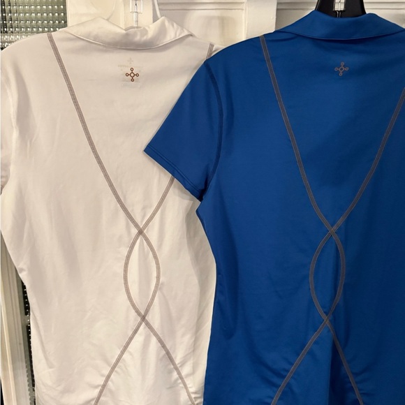 Tommie Copper Women's LOT OF 2 Performance Polo Shirts Sz M 1 Blue 1 White - Picture 4 of 12